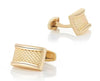 Gold plated classic cufflinks