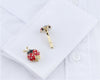 LADY BIRD GOLD CUFFLINKS