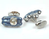 Sports blue cufflinks