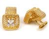 Gold classic 18K gold chain Cufflinks