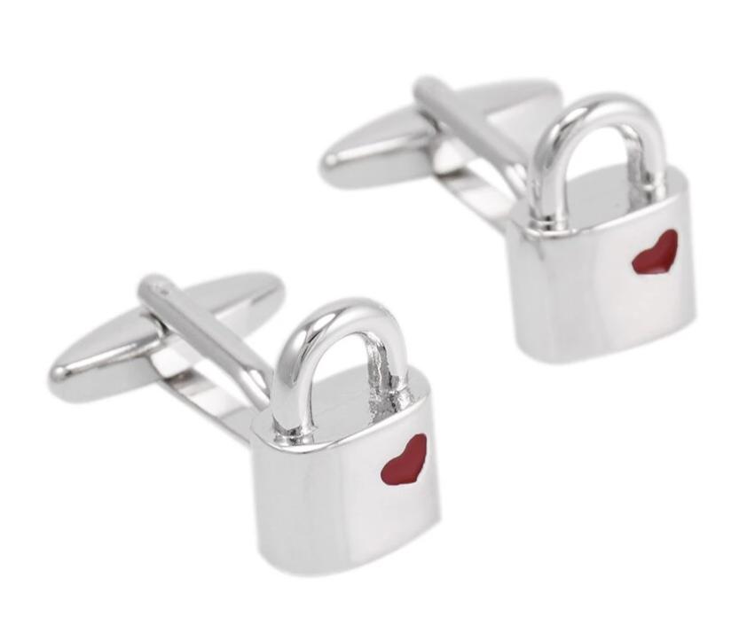 Silver Lock Cufflinks