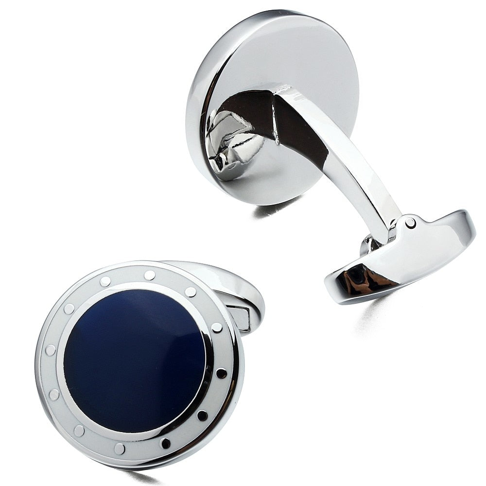 Blue & Black silver Cufflinks