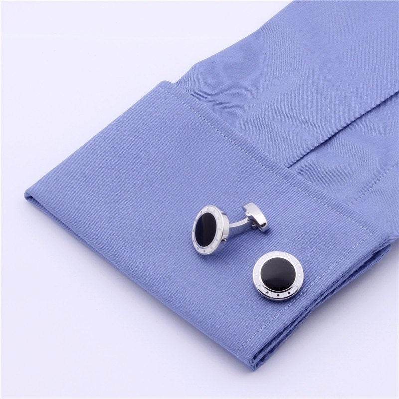 Blue & Black silver Cufflinks