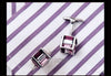 Purple Crystal square cufflinks